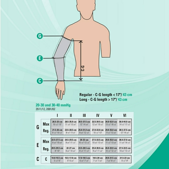 Juzo 2001 Series Dream Sleeve with Silicone Border - Picture 3 of 9
